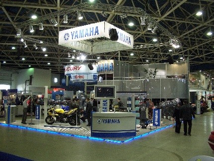 Проектирование выставочного стенда Yamaha